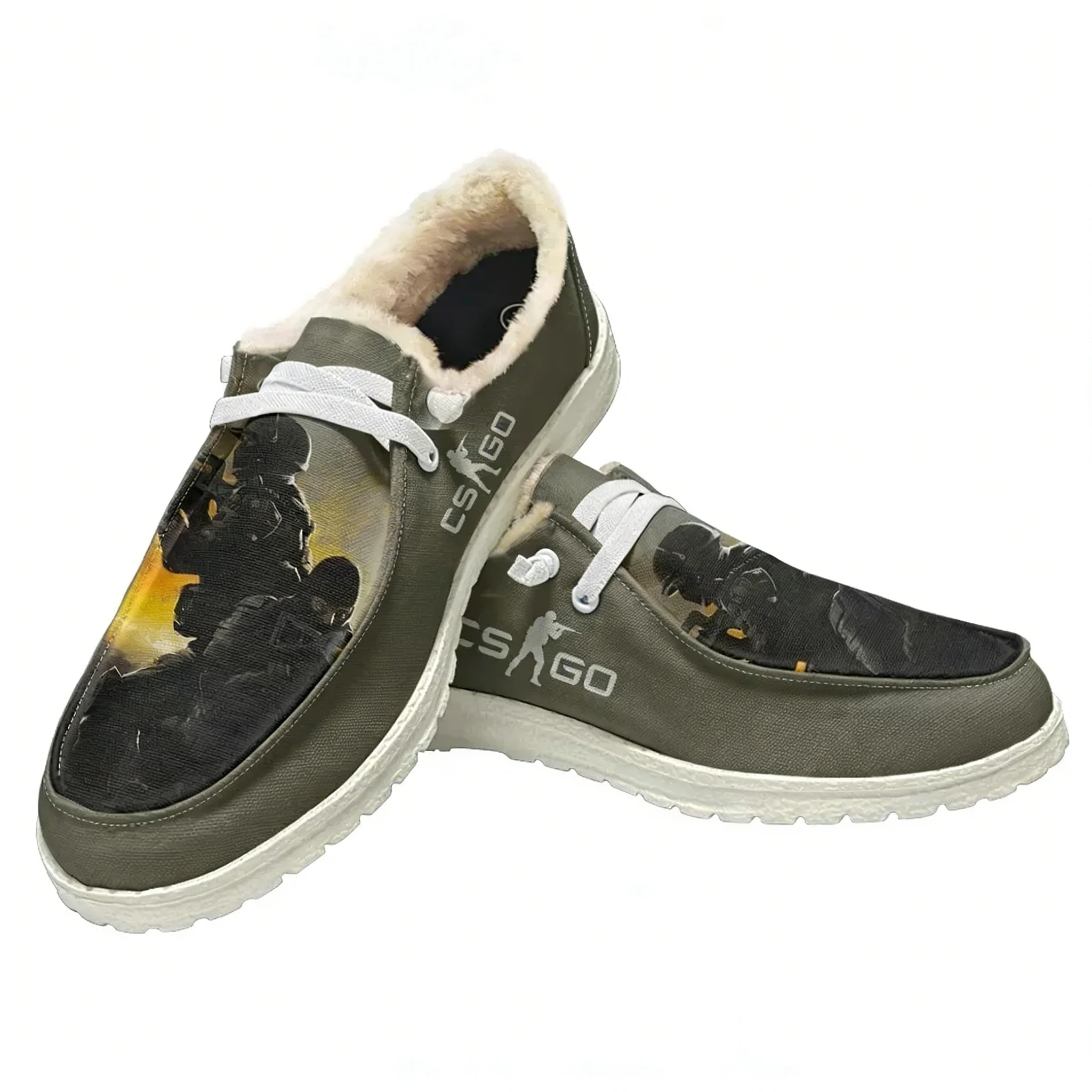 Men Shoes Oxford - Counter Strike Global Offensive Pluszowe Buty