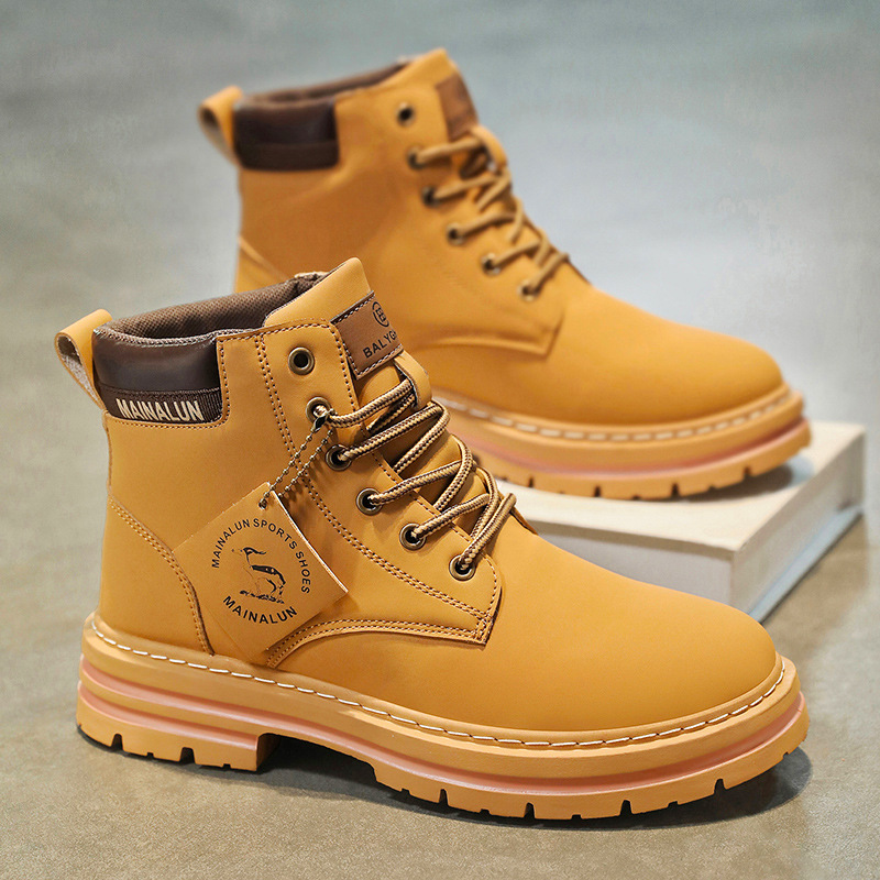 Men Shoes Trends - Klasyczne męskie buty za kostkę, wysokiej