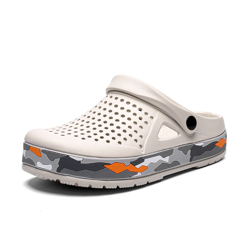Men Shoes Marks - Letnie męskie buty drewniaki kapcie męskie