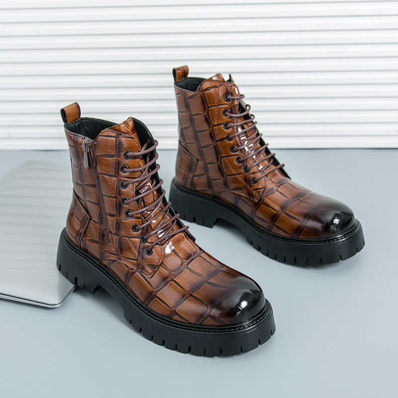 Men Shoes Office - Letnie męskie buty Chelsea, czarne, brązowe,