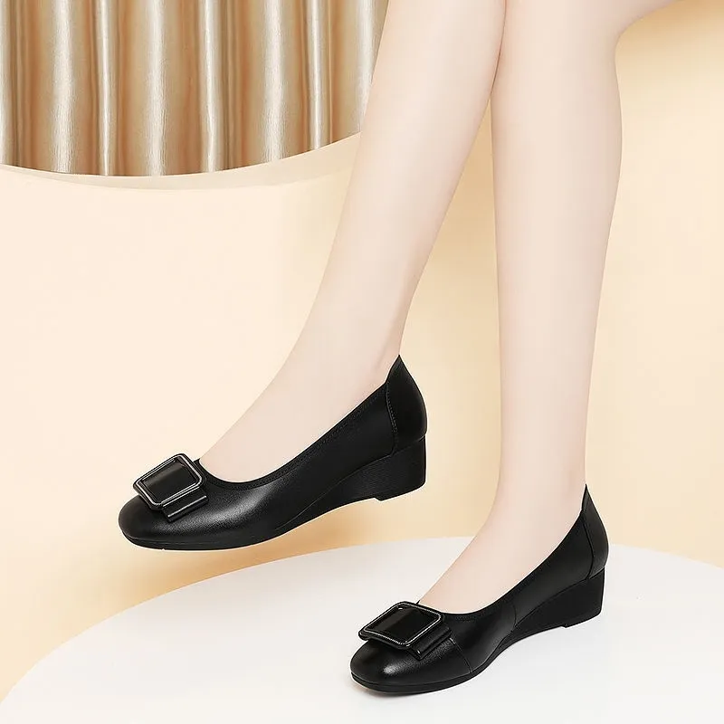 Men'S Shoes Qn - Damskie buty, urocze, z okrągłym noskiem,