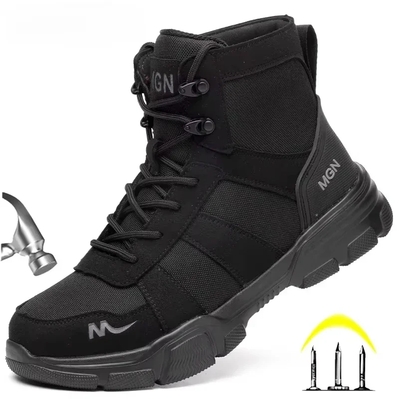 Men Shoes Office - Buty robocze Niezniszczalne męskie obuwie ochronne