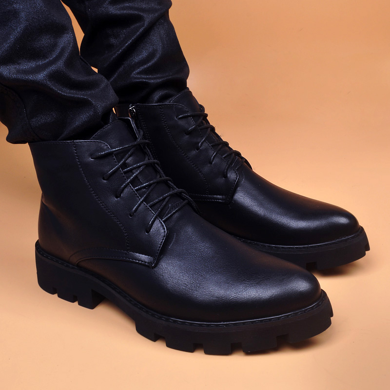 Men Shoes Office - Męskie buty ze skóry naturalnej, casualowe,