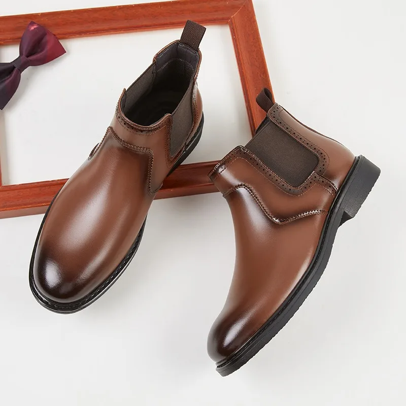 Men Shoes Oxford - Męskie skórzane oksfordy vintage, luksusowe, ręcznie