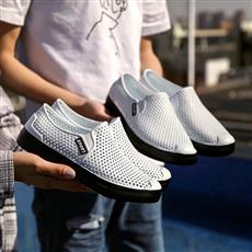 Men Shoes Office - Vintage Minimalistyczne Męskie Ręcznie Robione Dzianinowe