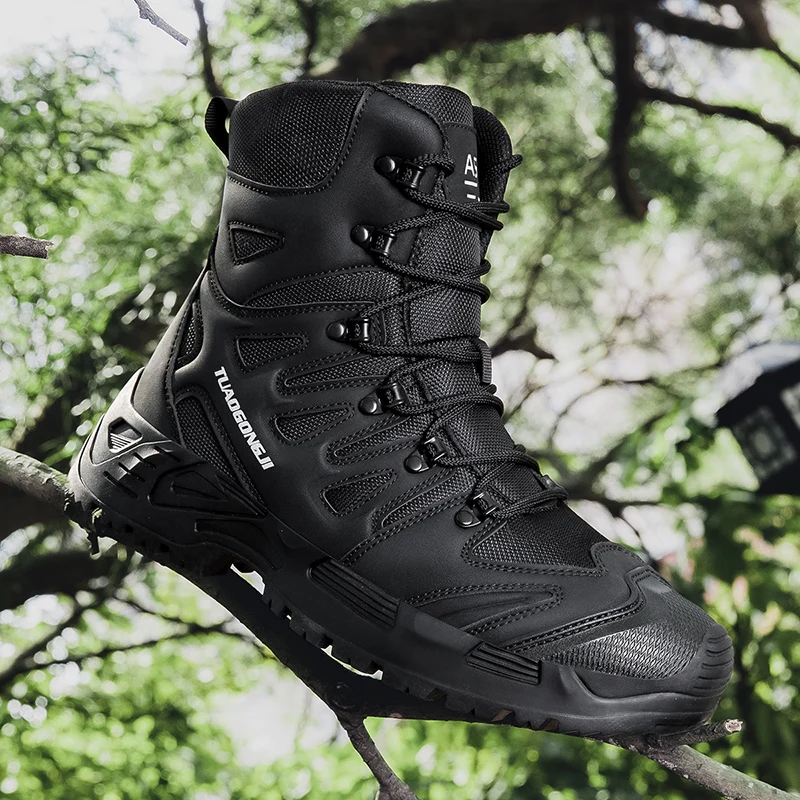 Men Shoes Office - Męskie buty taktyczne trekkingowe outdoorowe, botki