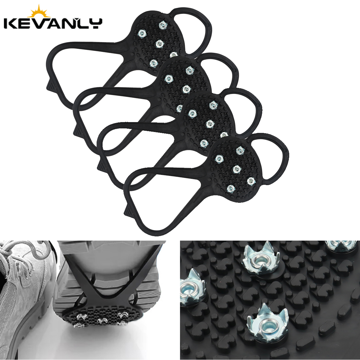 Men'S Shoes Grip - 2 pary nakładek na buty antypoślizgowe