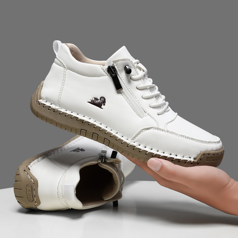 Men Shoes Marks - Damskie sneakersy, ręcznie robione skórzane buty