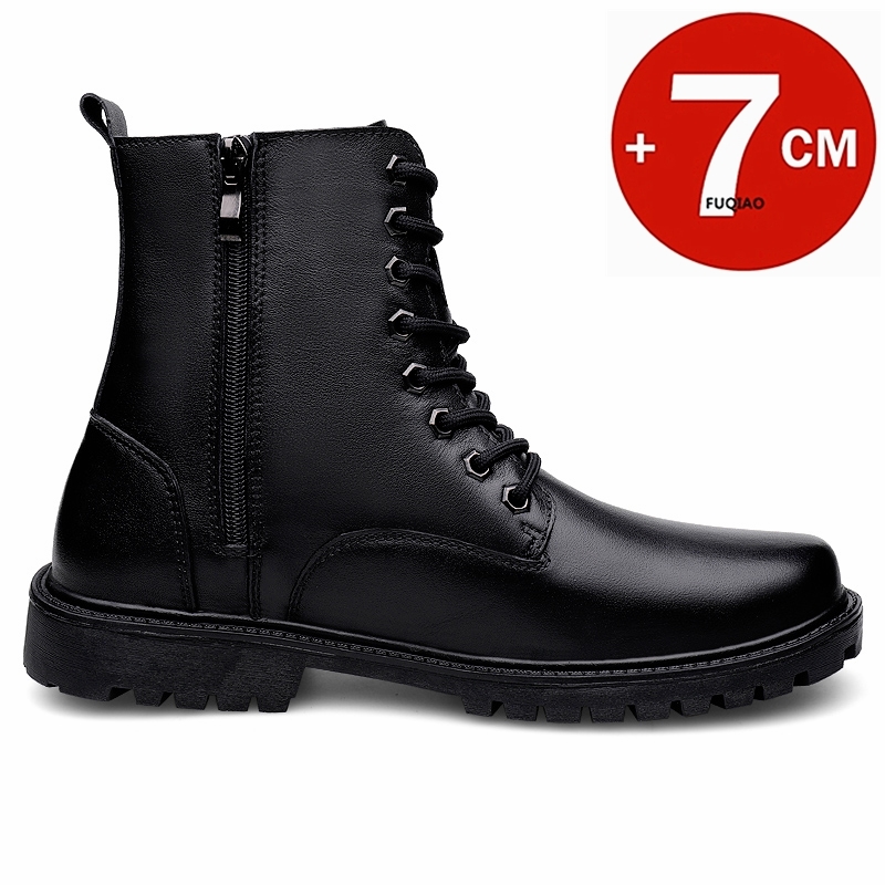 Męskie buty na koturnie ze skó – Men Shoes Marks recenzja i cena