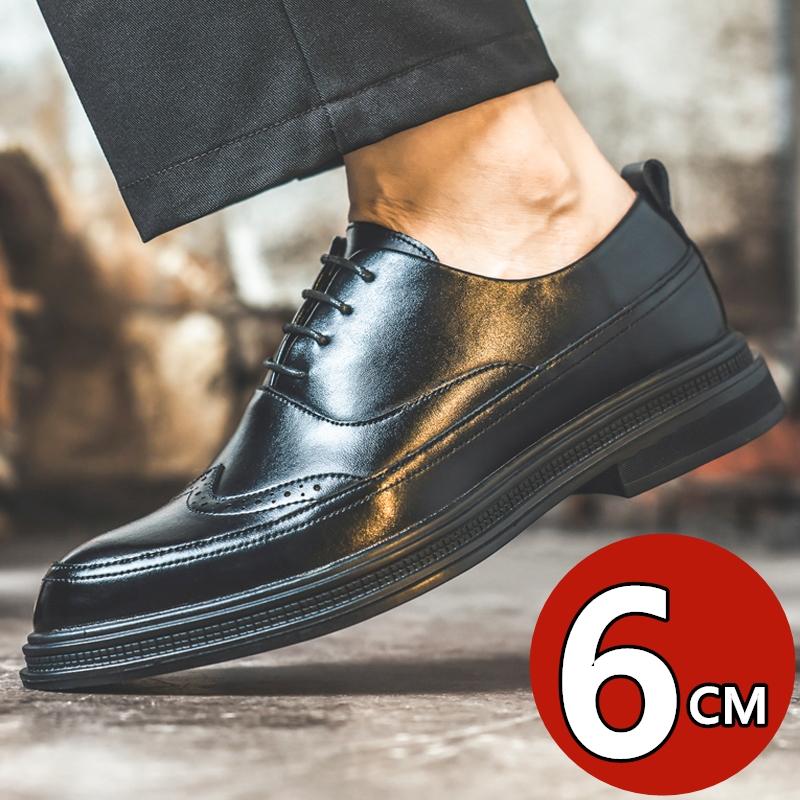 Męskie skórzane buty podwyższa – Men Shoes Oxford recenzja i cena