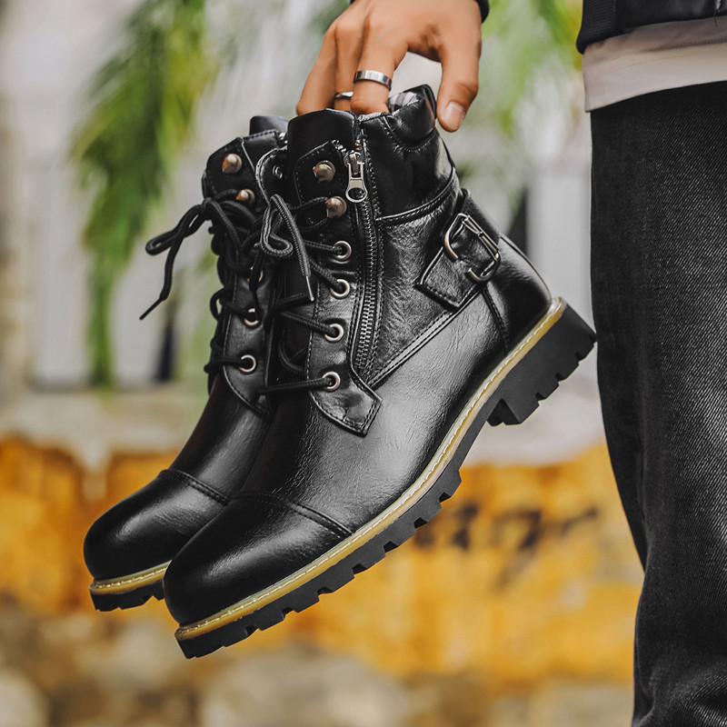 Męskie skórzane buty, metalowe – Men Shoes Oxford recenzja i cena