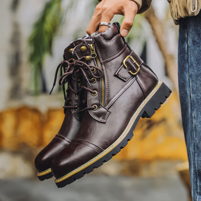 Męskie skórzane buty, metalowe – Men Shoes Oxford recenzja i cena
