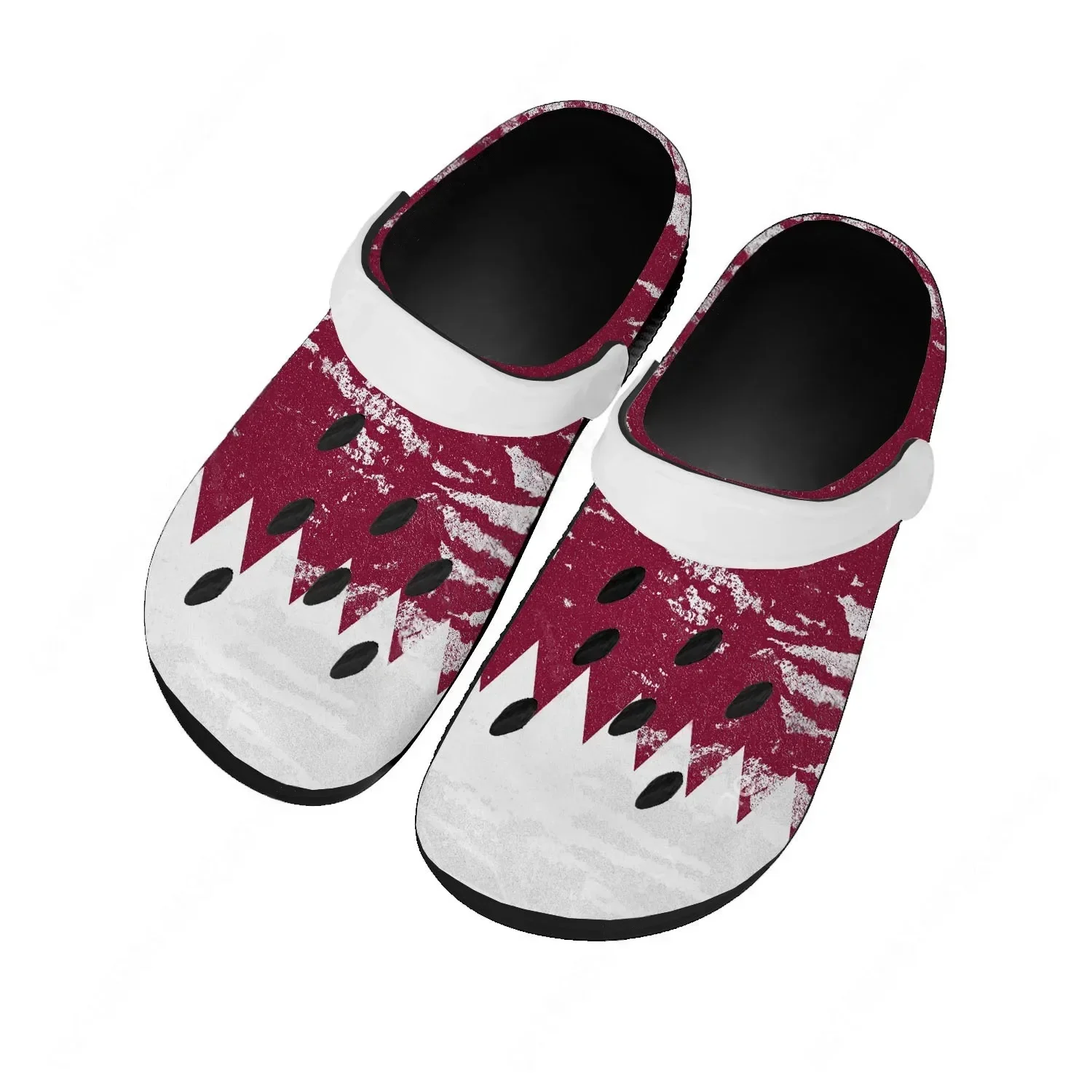 Klapki z motywem flagi Kataru  – Men Shoes Qatar recenzja i cena