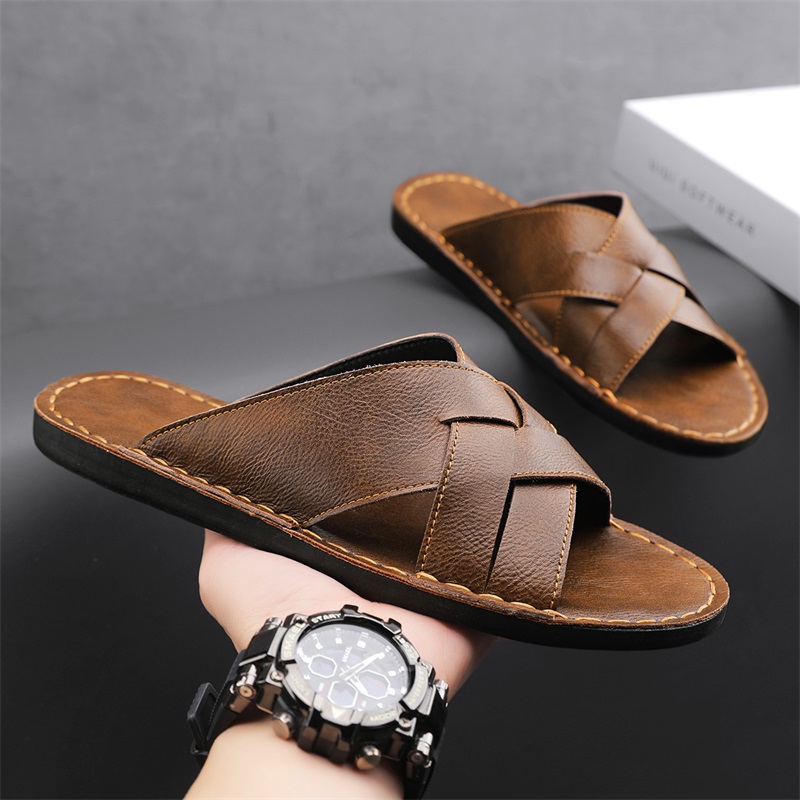 Męskie sandały z prawdziwej sk – Men Shoes Marks recenzja i cena