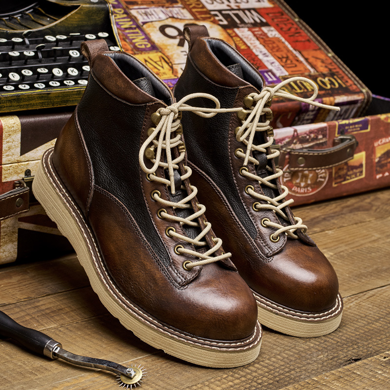 Ręcznie Robione Męskie Botki O – Men Shoes Oxford recenzja i cena