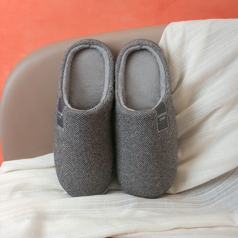 Męskie kapcie domowe puszyste  – Men'S Shoes Grip recenzja i cena