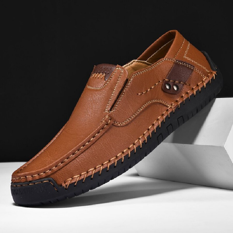 Rzymskie Męskie Skórzane Buty  – Men'S Shoes Clearance Sale recenzja i cena