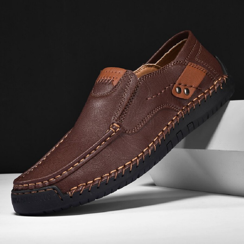 Rzymskie Męskie Skórzane Buty  – Men'S Shoes Clearance Sale recenzja i cena