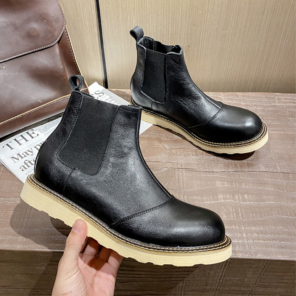Męskie buty Chelsea z prawdziw – Men Shoes Oxford recenzja i cena