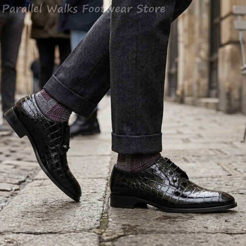 Męskie buty oxford ze skóry la – Men Shoes Oxford recenzja i cena