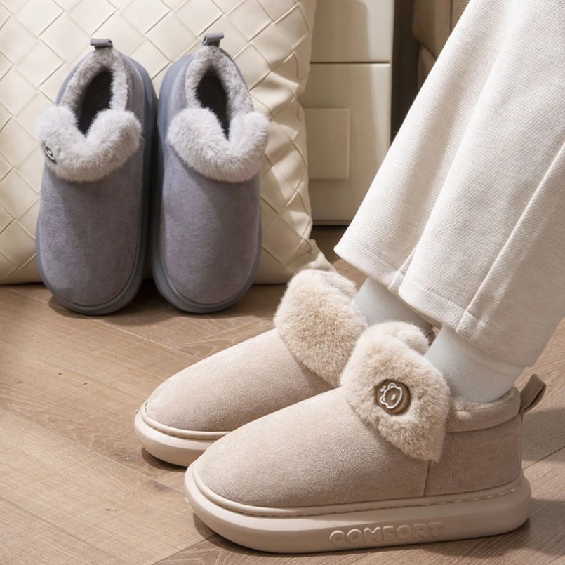 Damskie puszyste kapcie domowe – Men'S Shoes Grip recenzja i cena