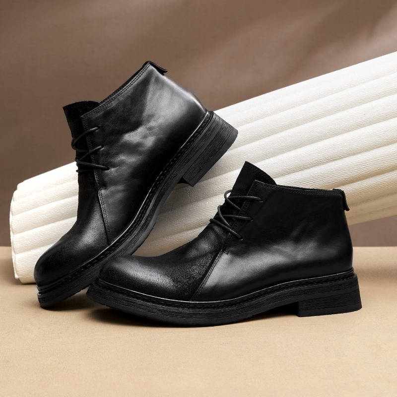 Męskie buty vintage ze skóry n – Men Shoes Oxford recenzja i cena