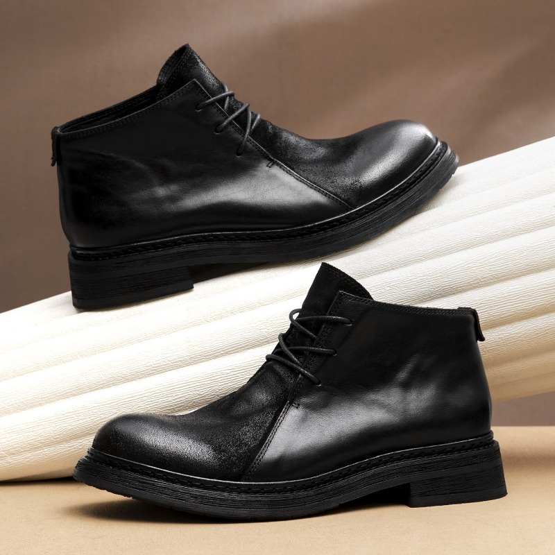 Męskie buty vintage ze skóry n – Men Shoes Oxford recenzja i cena