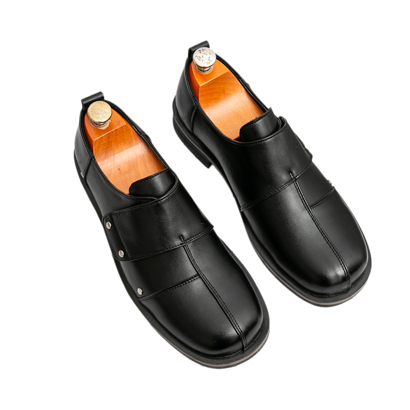 Męskie buty wizytowe do pracy, – Men'S Shoes With Velcro recenzja i cena