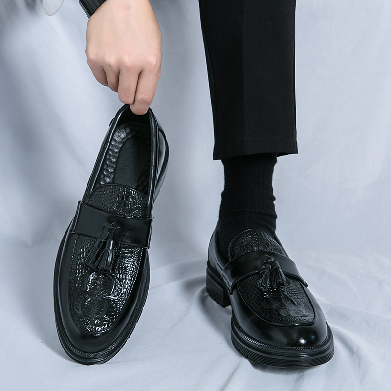Męskie buty skórzane Męska mod – Men'S Shoes Clearance Sale recenzja i cena