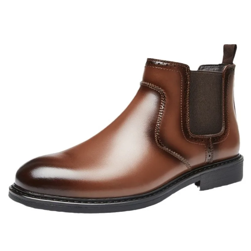 Męskie skórzane oksfordy vinta – Men Shoes Oxford recenzja i cena