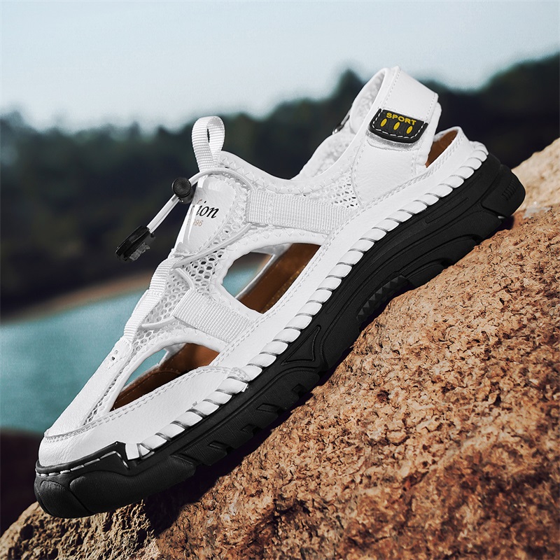 Męskie ręcznie robione sandały – Men'S Shoes With Velcro recenzja i cena