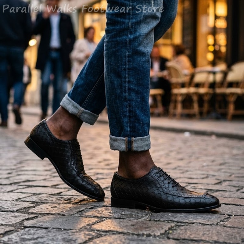 Męskie oksfordy garniturowe ze – Men Shoes Oxford recenzja i cena