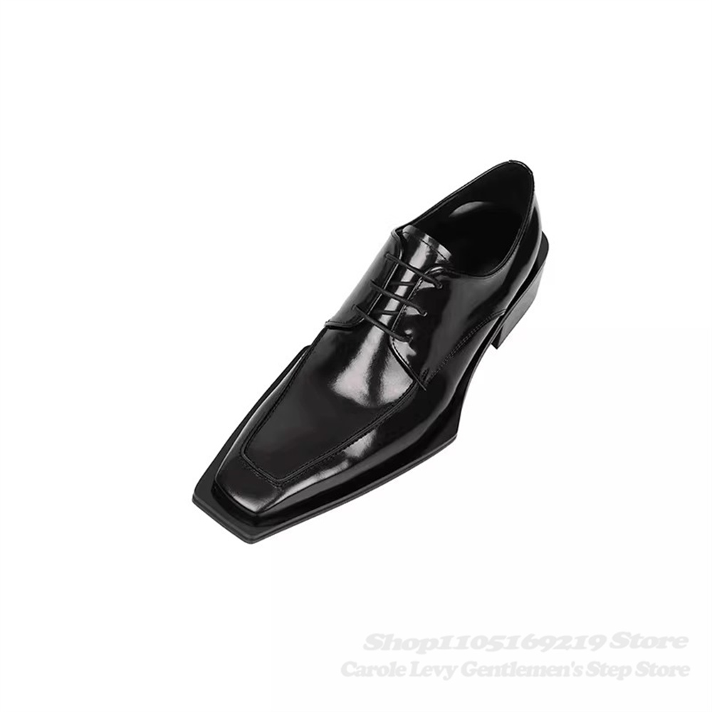 Czarne lakierowane męskie buty – Men Shoes Oxford recenzja i cena