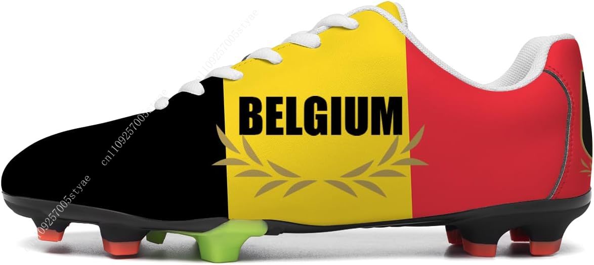 Buty piłkarskie z flagą Belgii – Men Shoes Oxford recenzja i cena