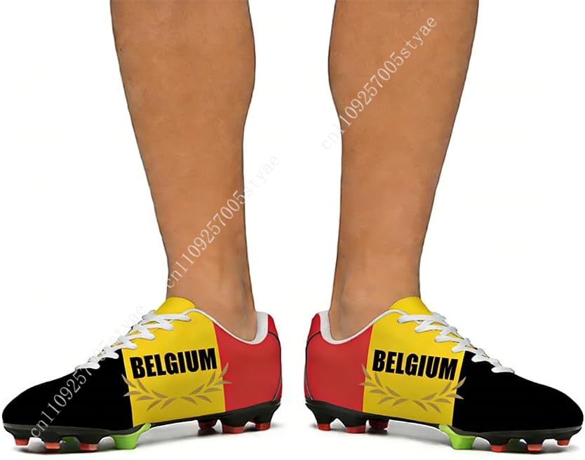 Buty piłkarskie z flagą Belgii – Men Shoes Oxford recenzja i cena