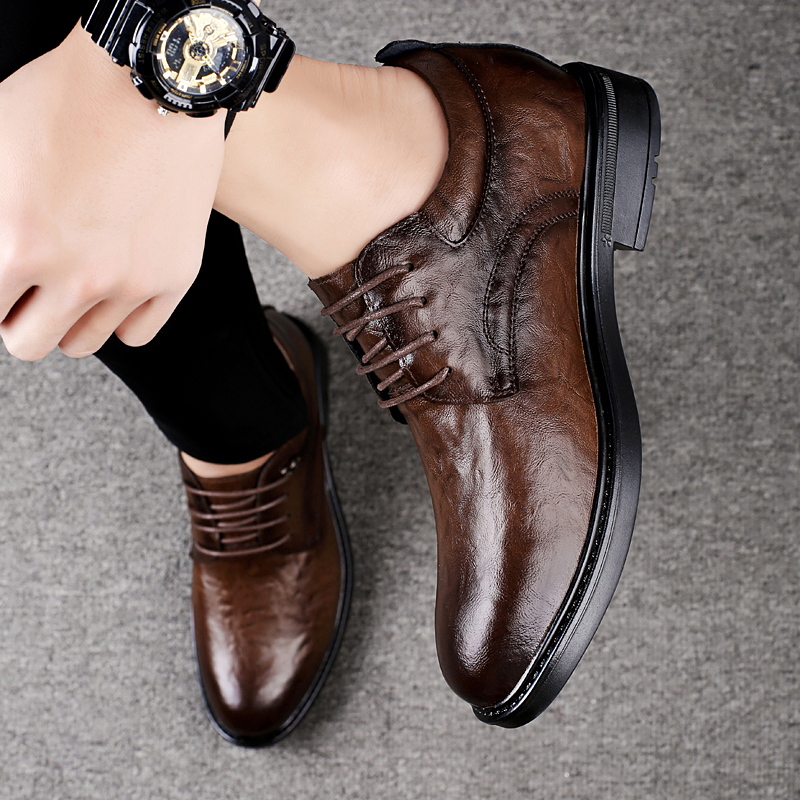 Skórzane buty casual z podwyżs – Men Shoes Marks recenzja i cena